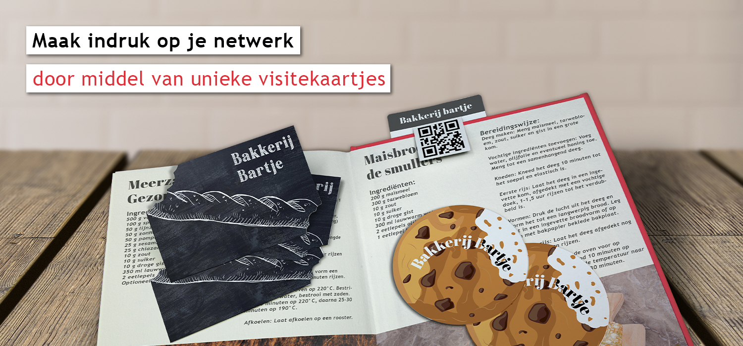 opvallen met visitekaartjes